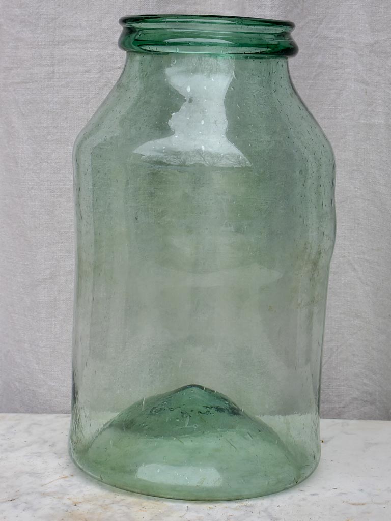 Collection of three very large 19th Century preserving jars - blown glass 20½"