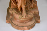 Antique Carrier Belleuse terra cotta sculpture