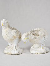 Two chick garden ornaments