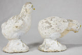Two chick garden ornaments
