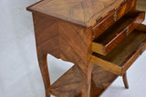 Louis XV side table with side drawer