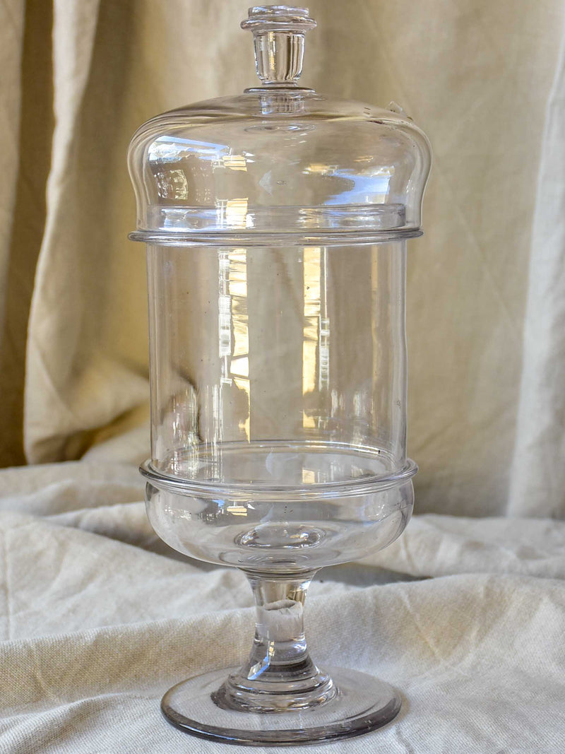 19th Century French blown glass lolly jar