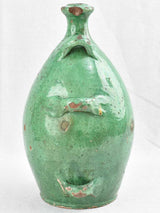 18th century green 'conscience' jug 16¼"