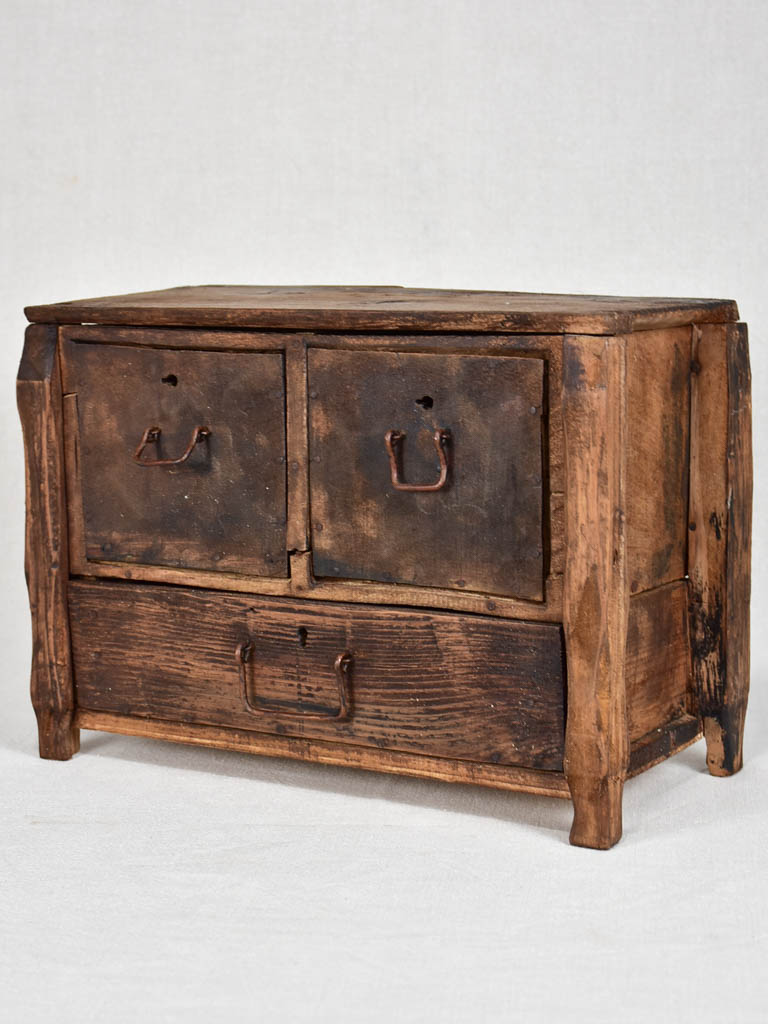 Small rustic drawers / document storage
