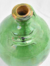 French traditional green Conscience jug