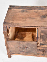 Small rustic drawers / document storage