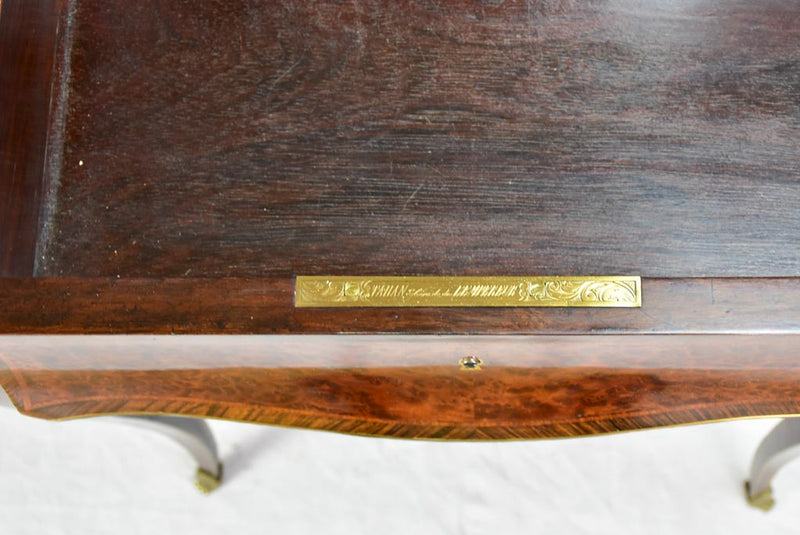 Updated mirror Napoleon vanity table