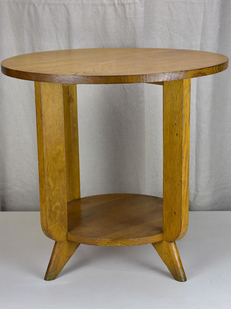 Art Deco oak side table / coffee table
