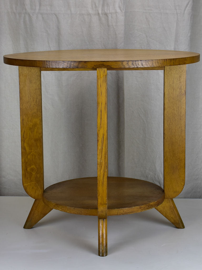 Art Deco oak side table / coffee table