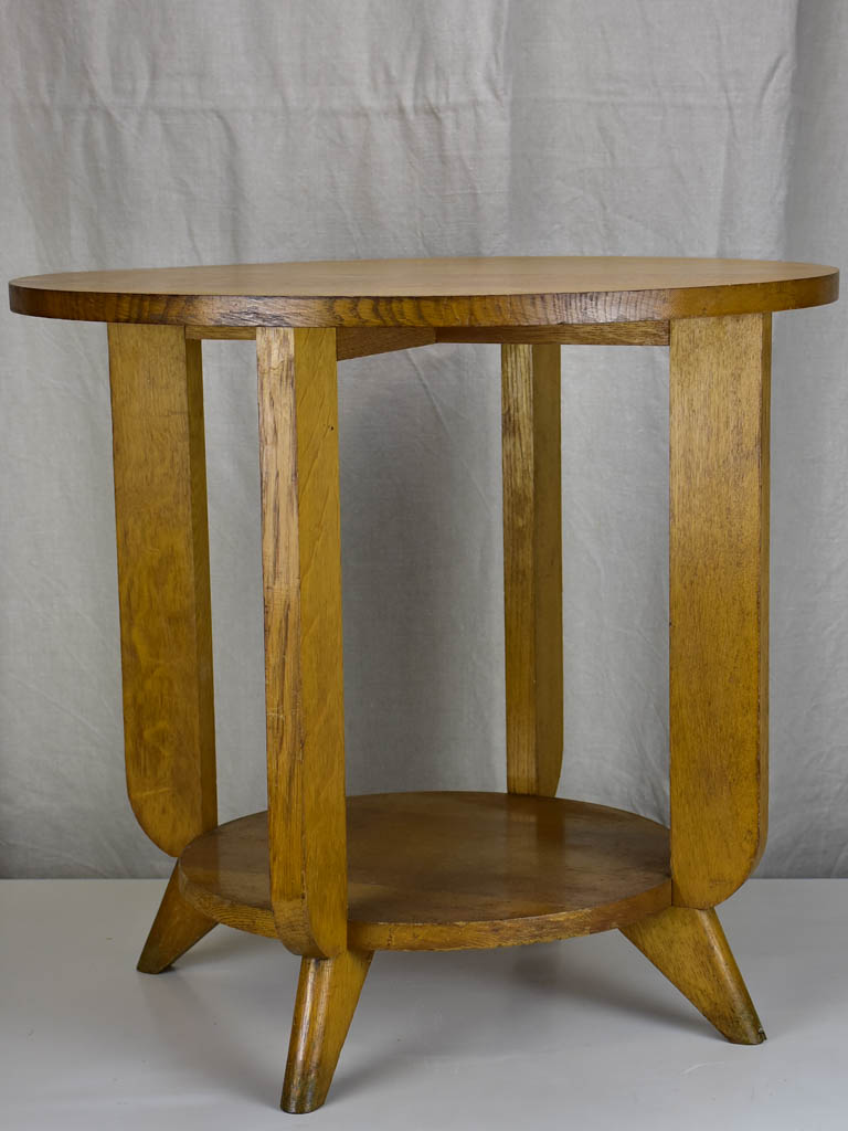 Art Deco oak side table / coffee table