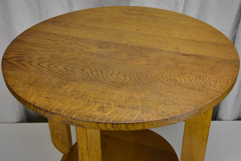 Art Deco oak side table / coffee table