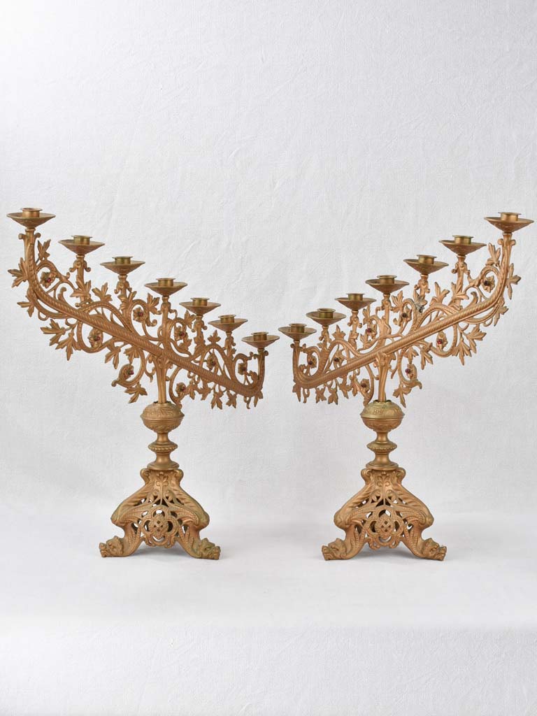 Candelabras, very large 26¾" x 23¼"