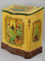 Early twentieth-century painted trunk / wood box