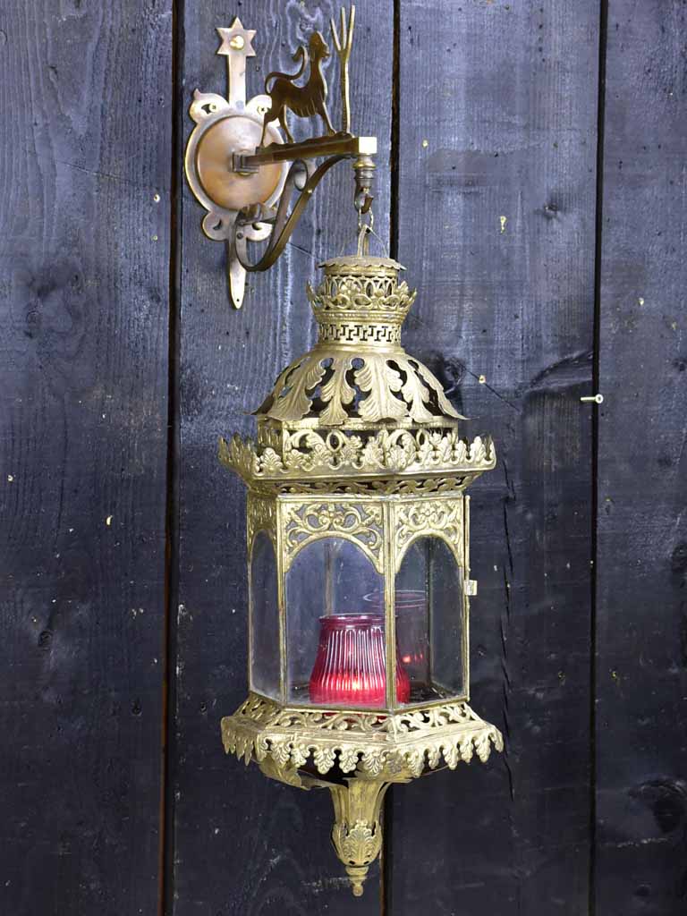 Napoleon III French lantern and bracket