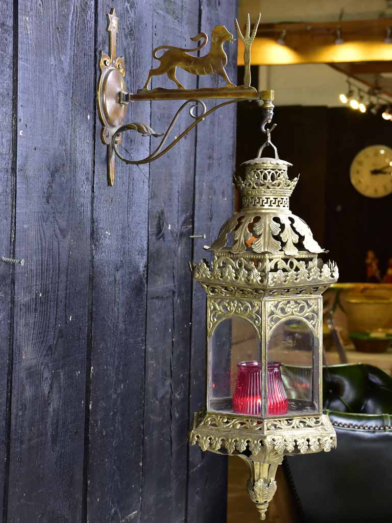 Napoleon III French lantern and bracket