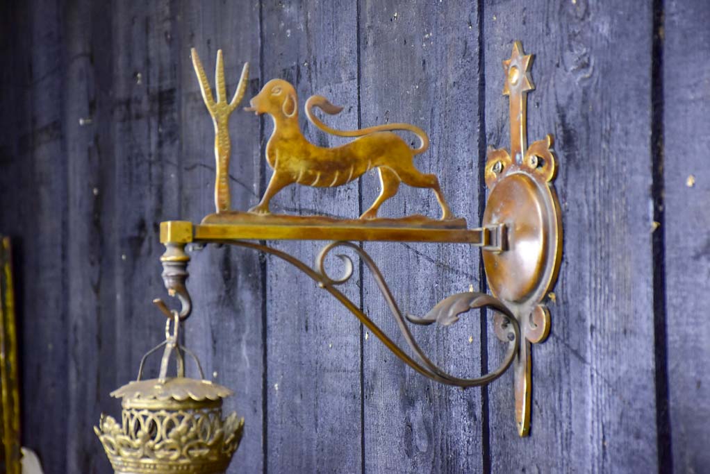 Napoleon III French lantern and bracket