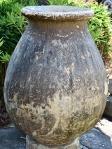 19th century French Biot oil jar