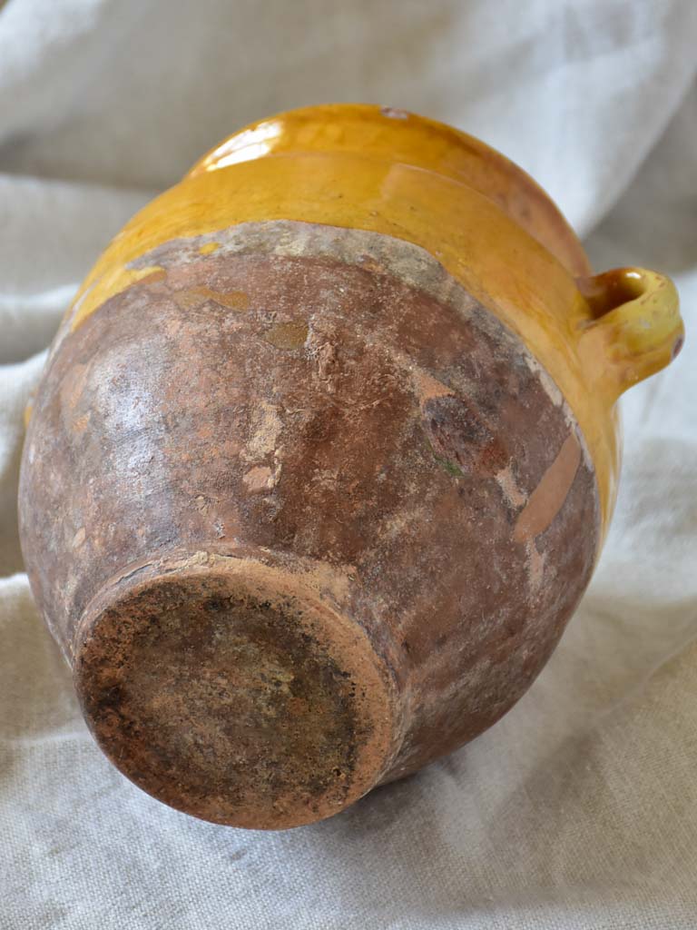 Small antique French confit pot 7½"