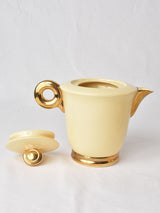 Chic beige 1940s coffee set