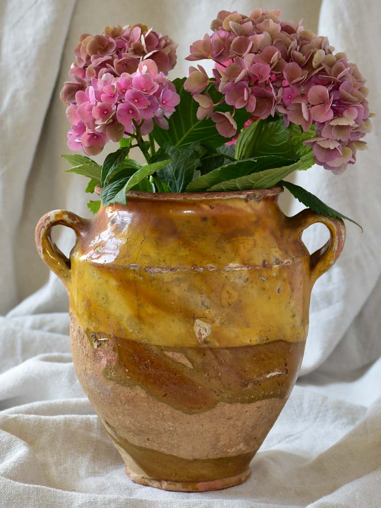 Antique French confit pot 9½"