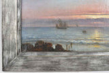 Historic Redis sunset sailboats artwork