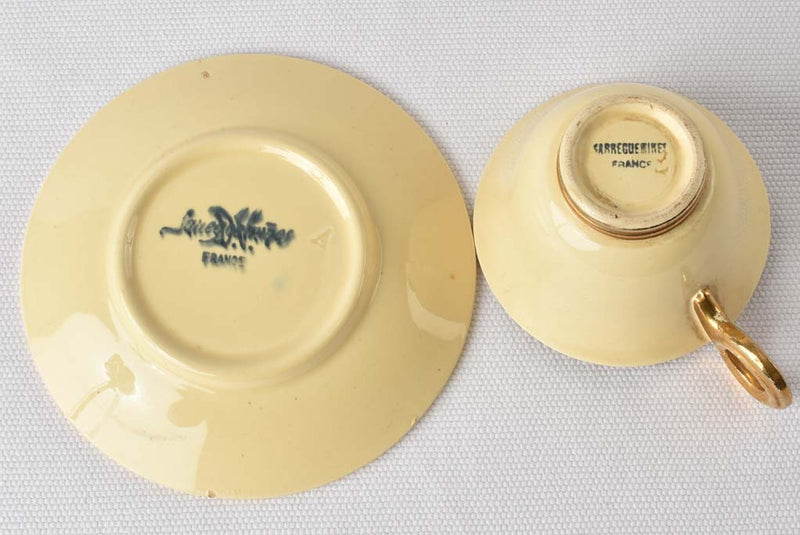 Retro beige coffee service gift
