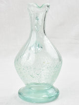 Vintage blown glass pitcher from Biot 12¼"