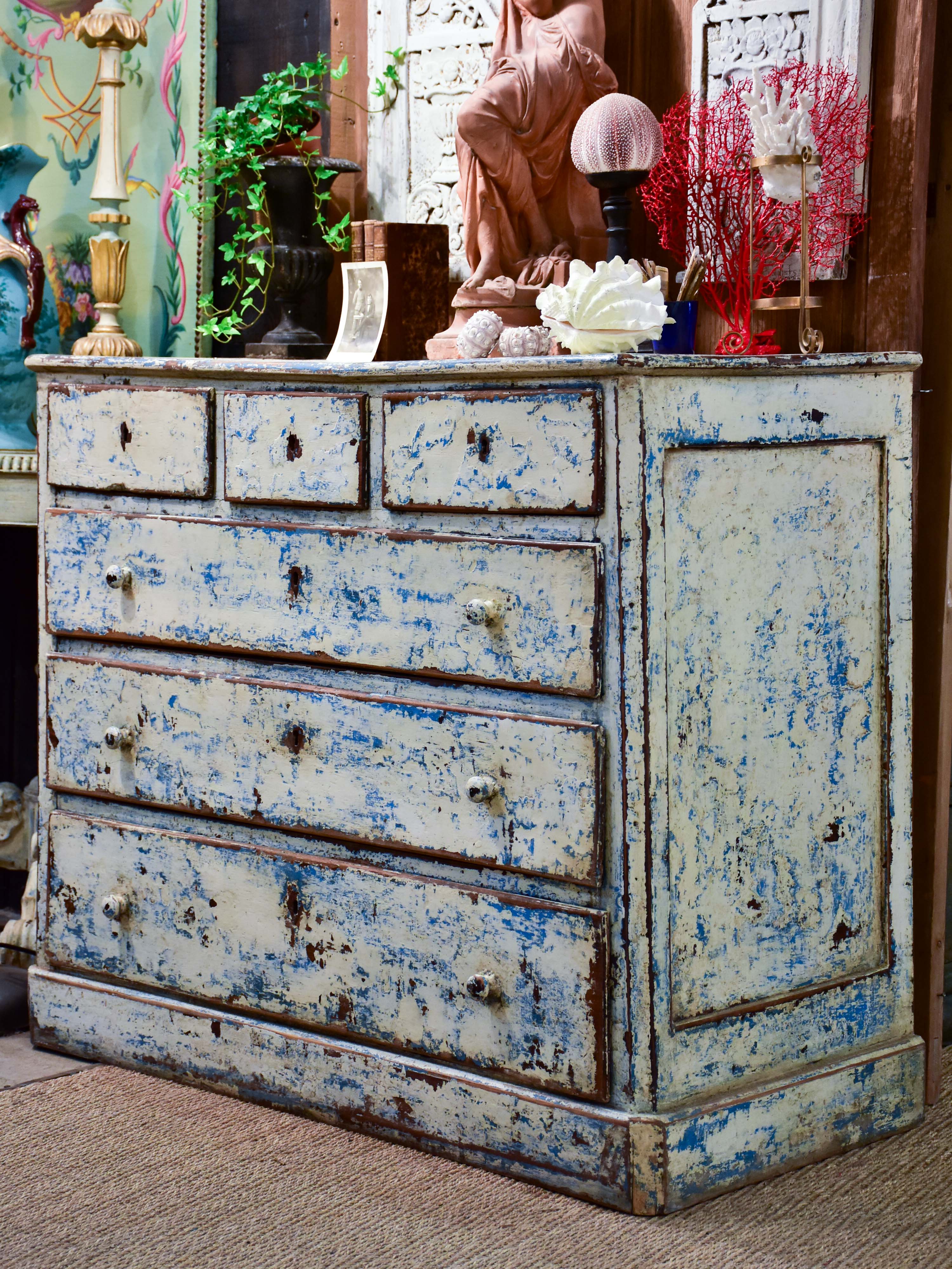 Small rustic French commode – Chez Pluie