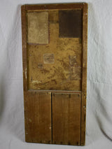19th Century French trumeau mirror with oriental themed painting 51½" x 23¼"