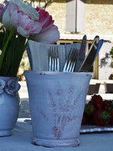 Handmade Traditional Ceramic Utensil Pot Provence