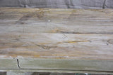 Narrow French console table with large turned column supports 78¾"