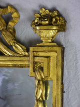 Rare large 18th Century Louis XV/XVI mirror with gilt wood frame 63¾" x  38¼"