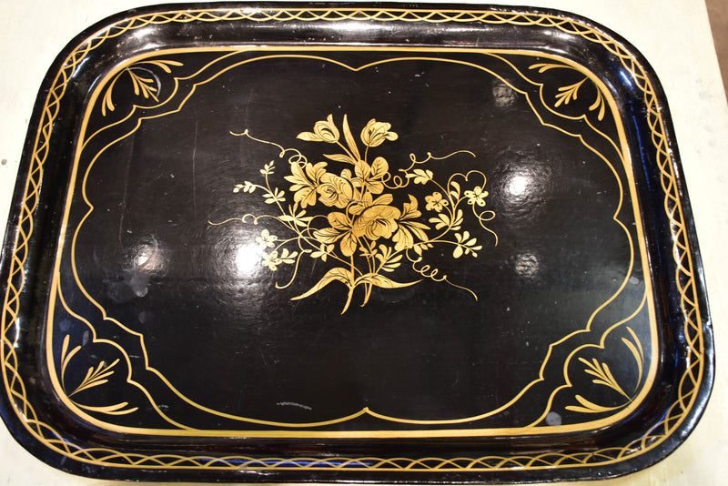 Antique Napoleon III French tole tray