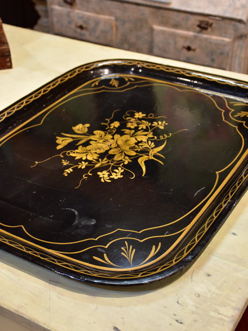 Antique Napoleon III French tole tray