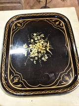 Antique Napoleon III French tole tray