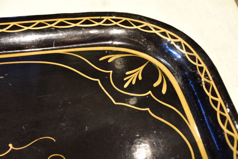 Antique Napoleon III French tole tray
