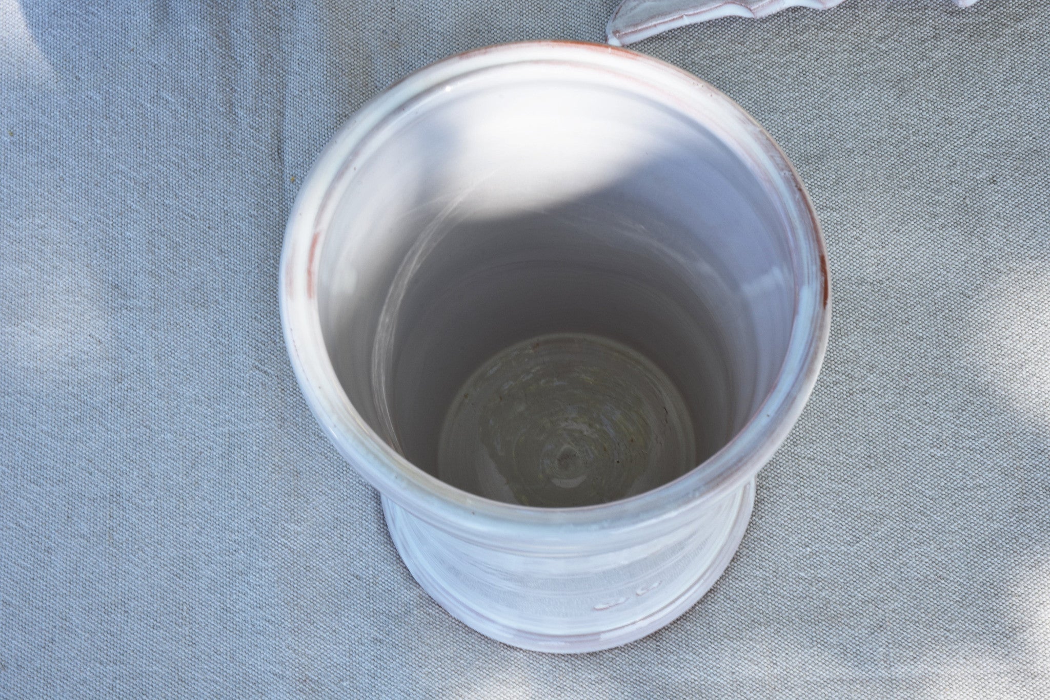 Provence Inspired Artisan Utensil Ceramic Vase