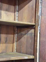 Late 18th century French marriage armoire - stripped oak
