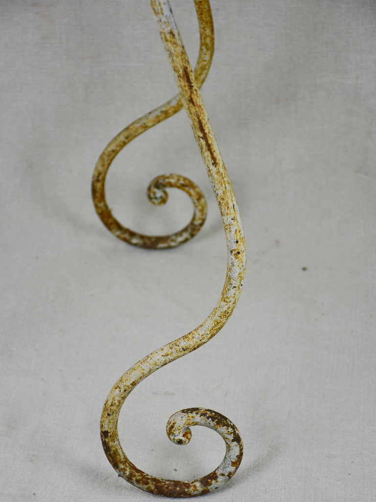 Early 20th Century French plant stand, iron and wire work 29½ x 23¾""
