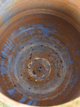 Timeworn 19th century olive jar from Tournac - green 26½"