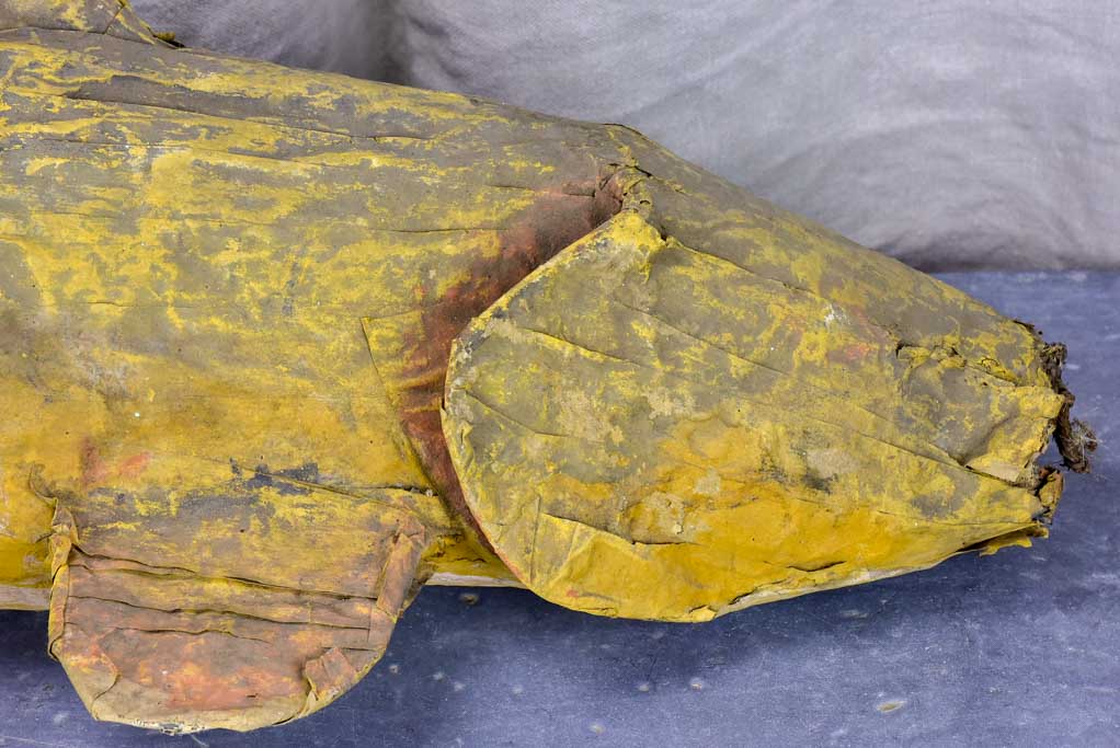 Large vintage French paper mache fish