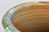 Timeworn 19th century olive jar from Tournac - green 26½"