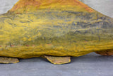 Large vintage French paper mache fish