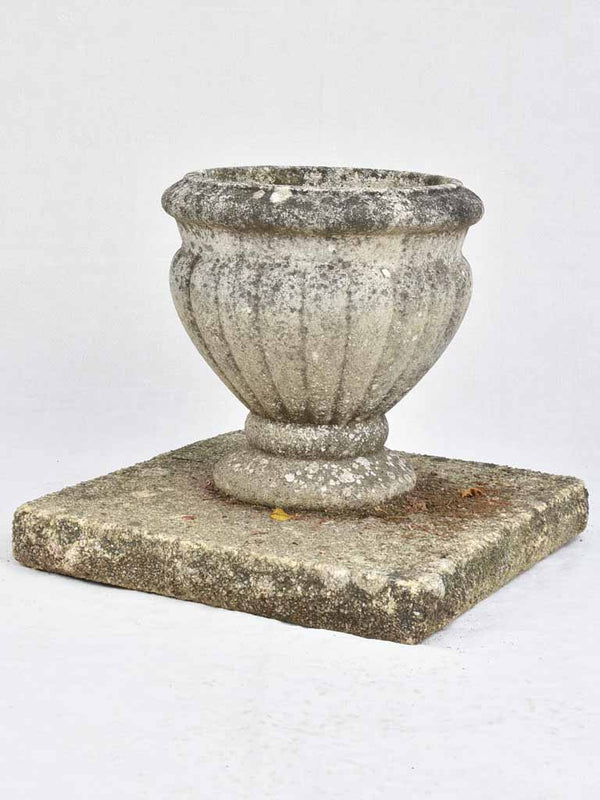 Vintage stone garden planters 1930s