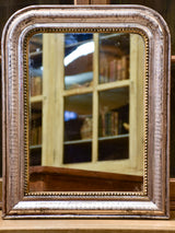 Silver leaf Louis Philippe mirror