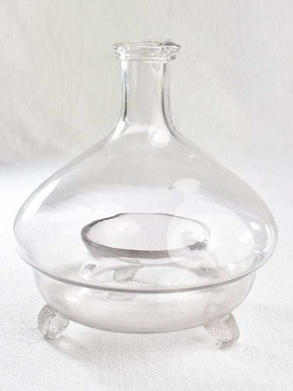 Antique blown-glass 19th-century wasp trap
