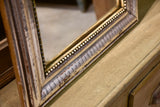 Silver leaf Louis Philippe mirror