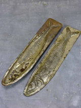Vintage French chocolate mold - small fish