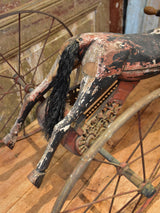 Antique French horse tricycle