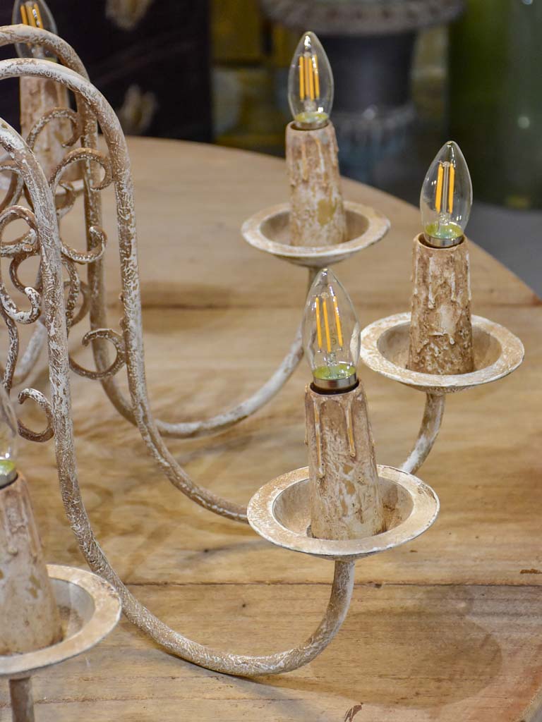 Mid Century Dutch chandelier with 10 lights